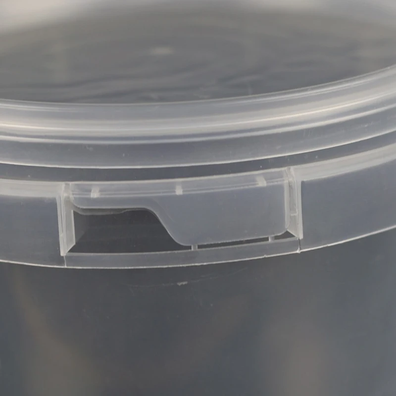 Transparent Plastic Buckndry Condensation Bead Storage Boxet with Handle and Lid Good Sealing  Container Portable Lau