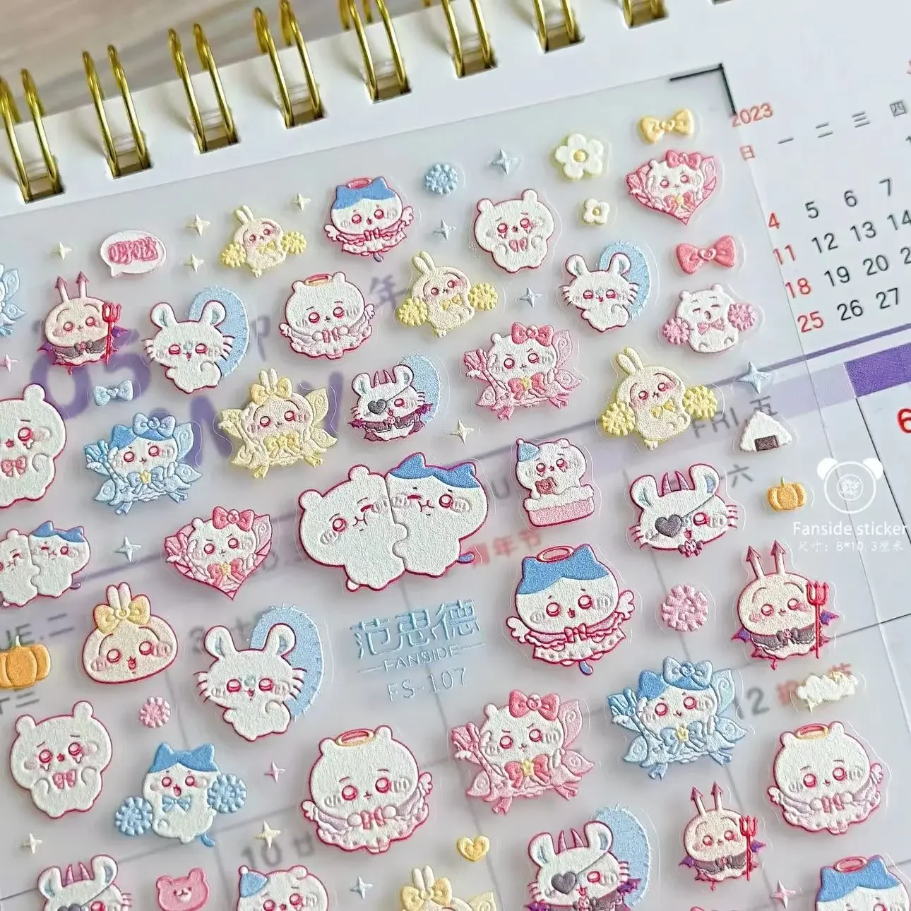 

Chiikawa's Popular ハチワレ Hachiware うさぎ USAGI ちいかわ Cute Manicure, Nail Stickers, DIY Pattern Decoration Stickers, Wearable Nails