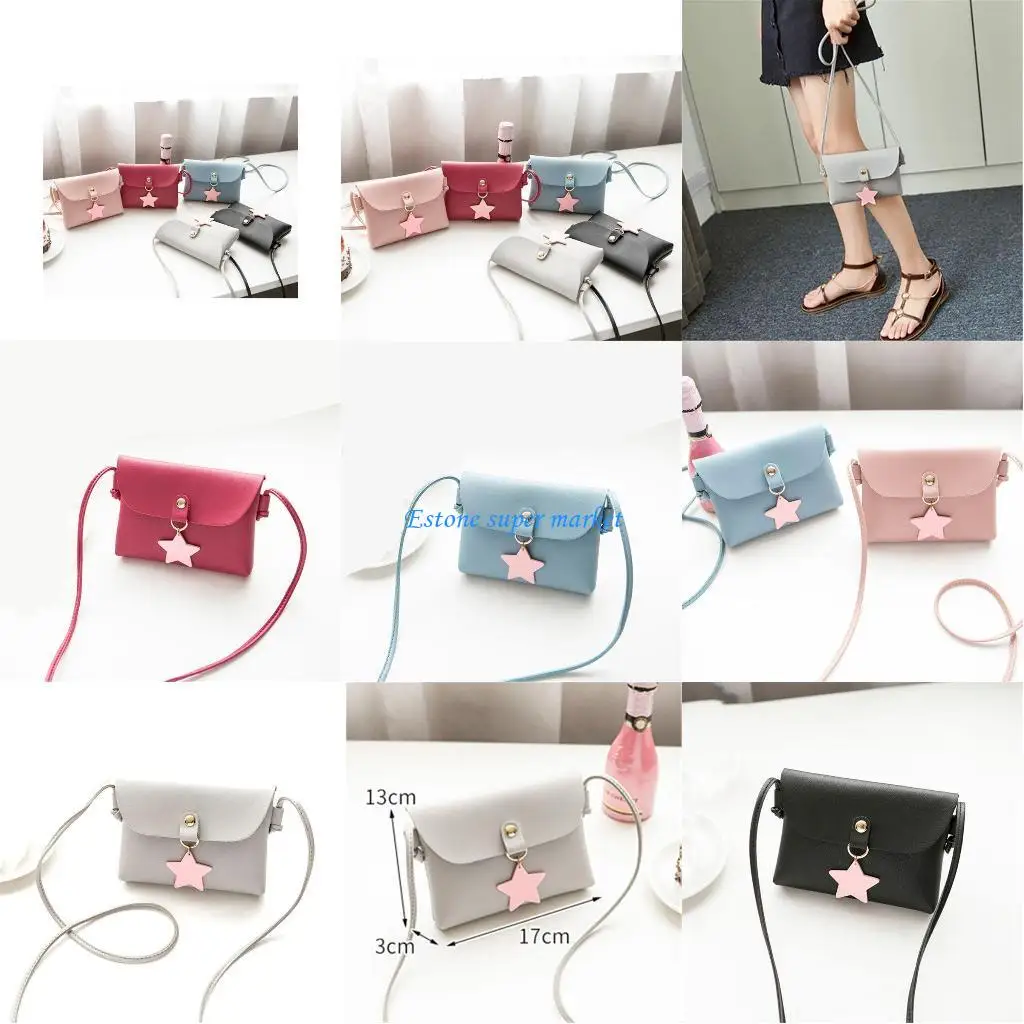 090B Modna torba na ramię z PU dla małych dziewczynek w wieku przedszkolnym Party dobrodziejstw prezent urodzinowy