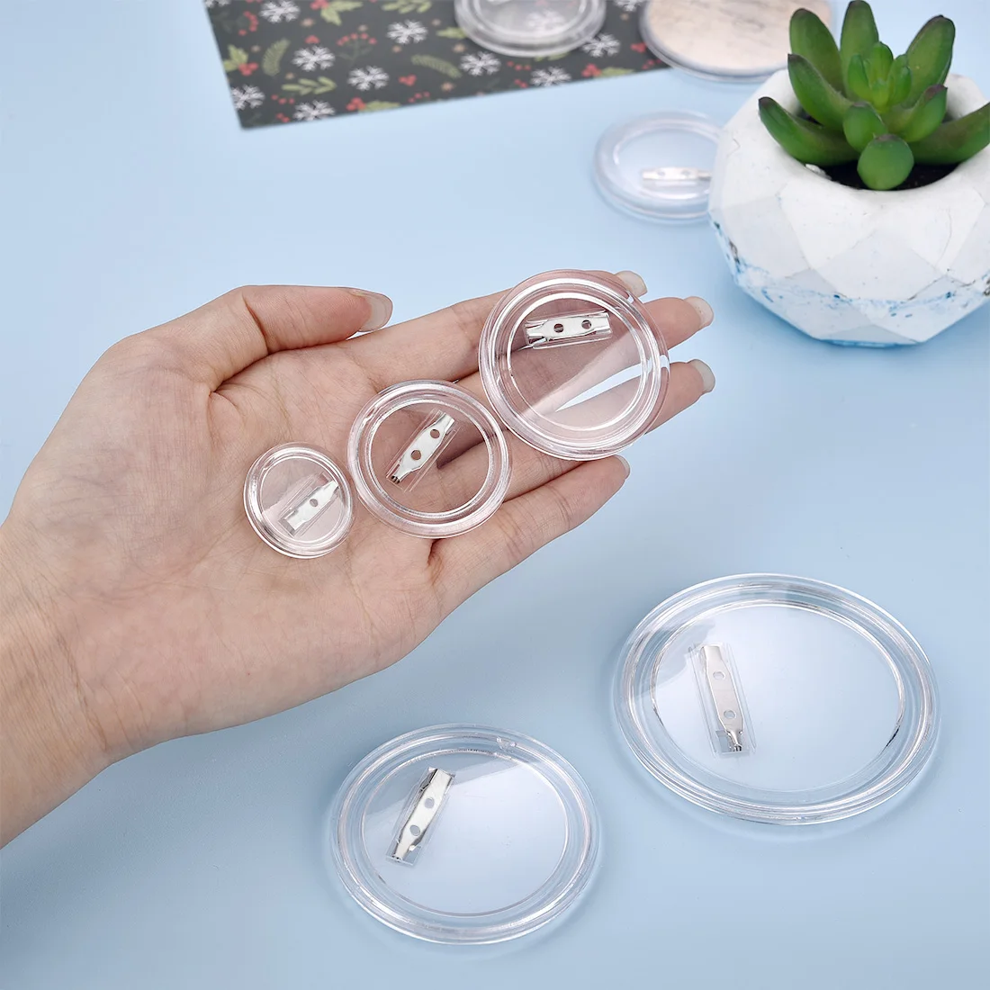 5Pcs 26-75Mm Transp…