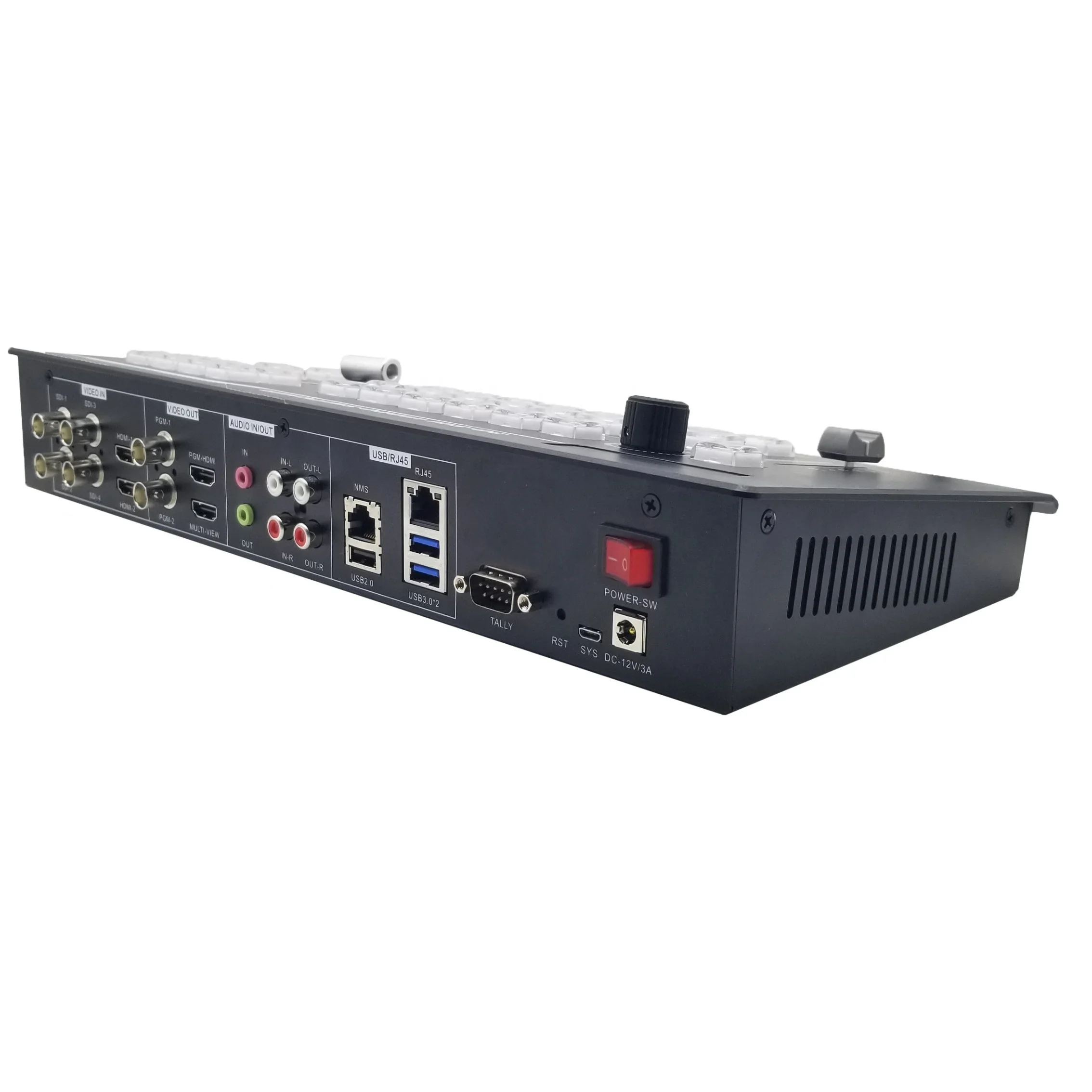 Professional live streaming equipment 8-Channel H DMI SDI USB 3.0 Live Streaming Video Switcher
