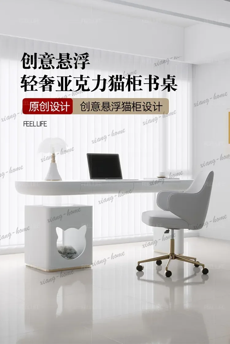 YJ Study Room Computer Desk Office Desks Boss Table Modern Nordic Office Desks Simple Artificial Board Furniture Стол MHBGZ