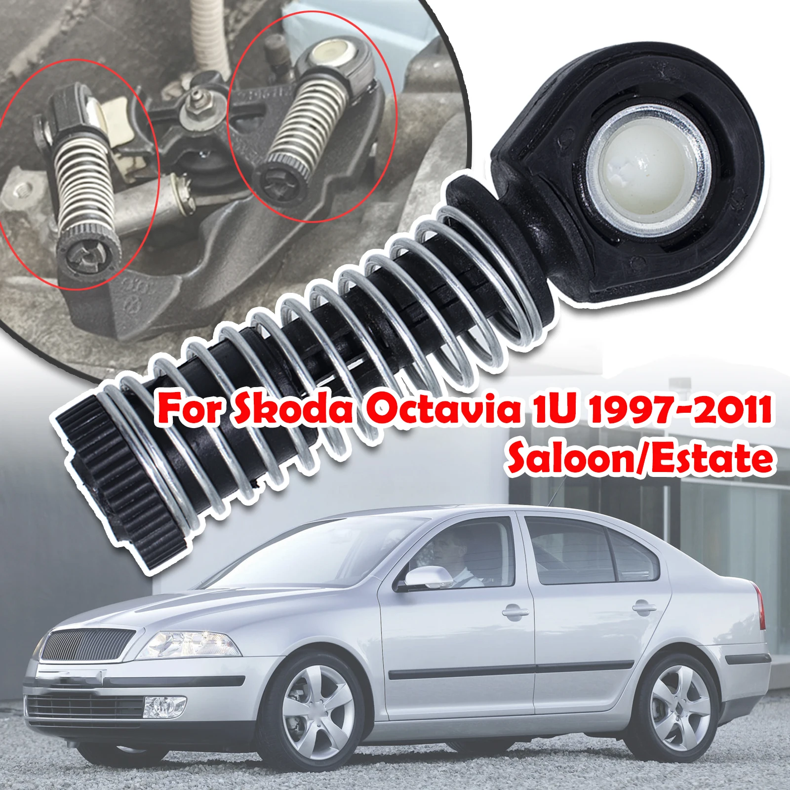 For Skoda Octavia 1U Saloon/Estate Manual Shifter Cable End Replace Gear Selector Bowden Cable Catch Change Lever Adjuster Fix