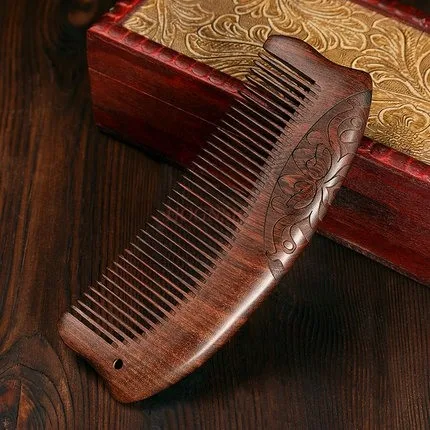 Natural sandalwood sandalwood hair comb flagship store home massage comb men and women long hair special hair loss static