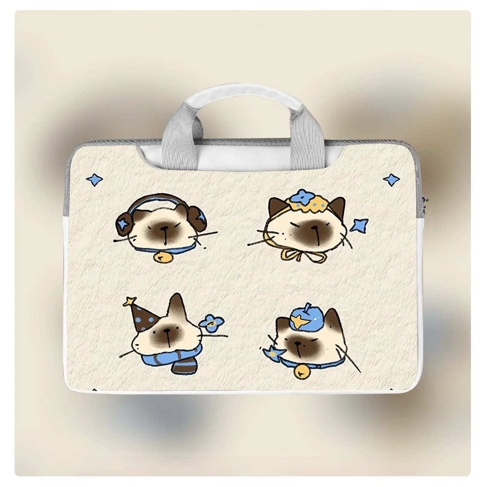 

Cartoon Cat Print Laptop Bag Cover Laptop Case for Macbook Case 12 13.3 14.6 15.6 16 Inch Macbook Air Storage Bag Holiday Gift