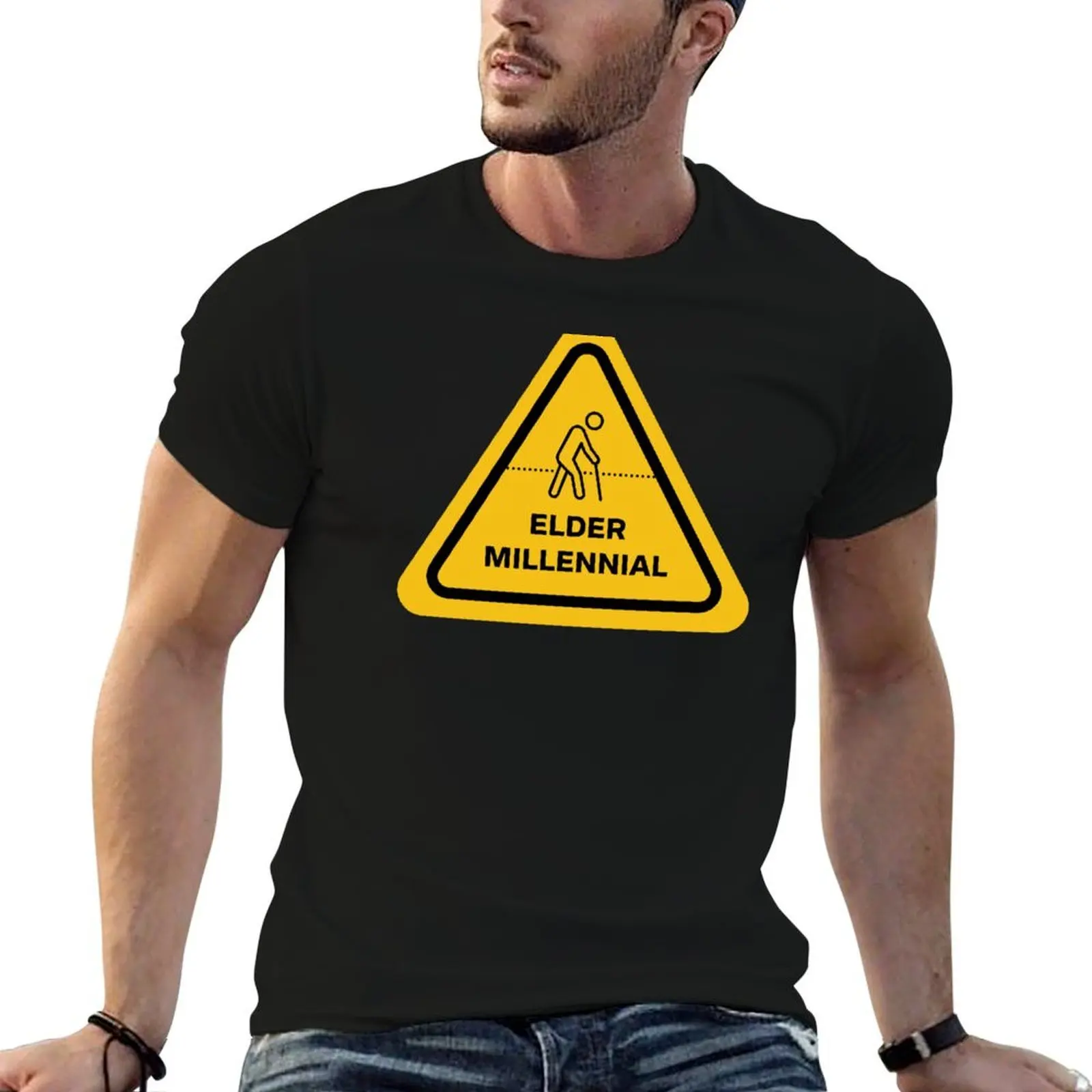Elder Millennial T-Shirt t shirt men 100% cotton luxury brand man t shirts cotton anime t shirts for man T-shirt