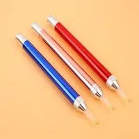 8 in 1 Led Lighted Diamond Painting Pen With Magnifying Glass Magnifier Luminous Point Drill Pen Accessories Tool Set Kit