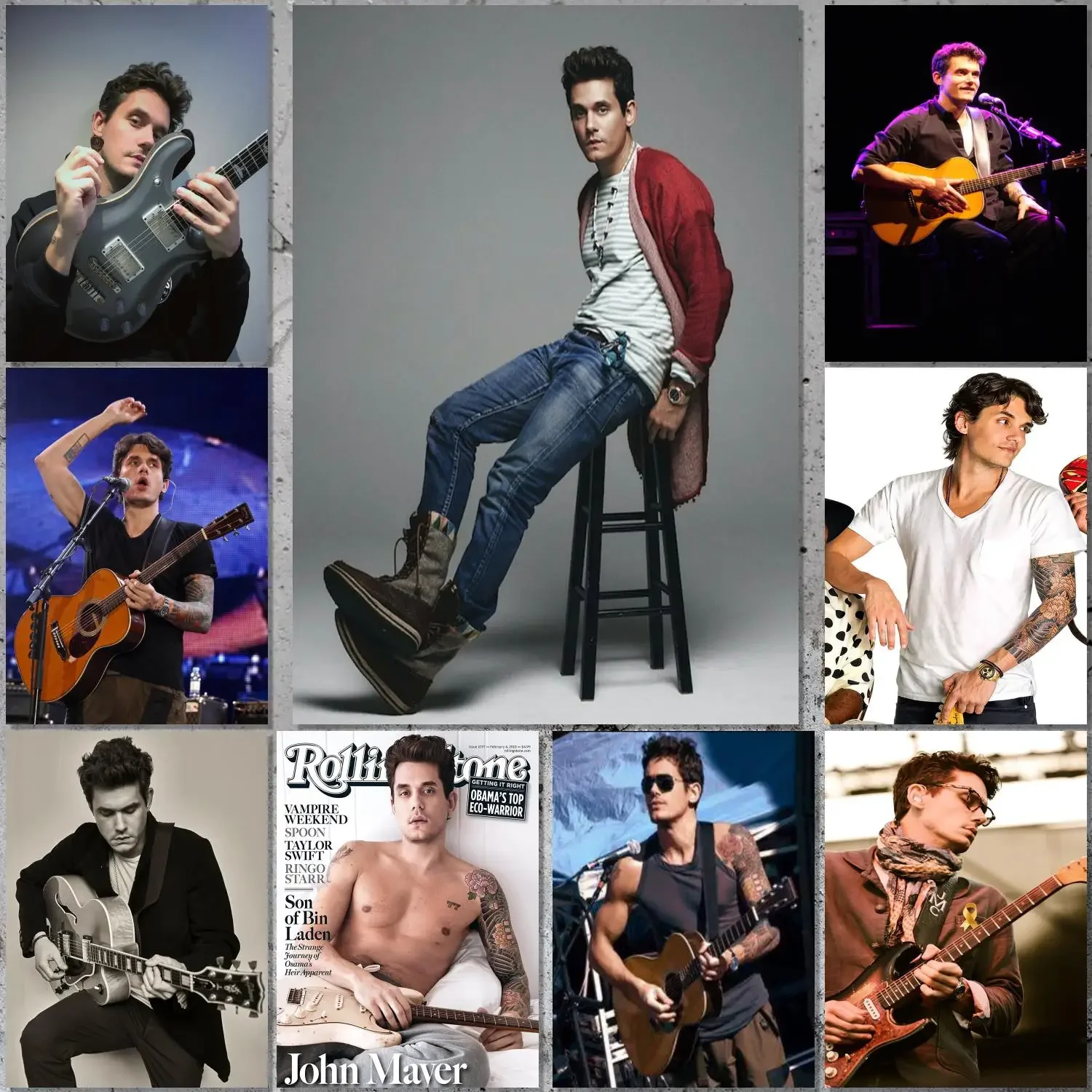 john mayer Poster Canvas Art Poster and Wall Art Picture Print Modern Family bedroom Decor Posters