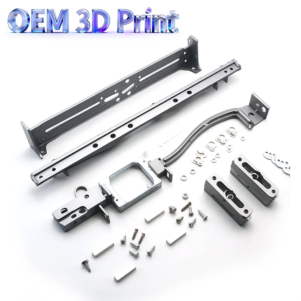 OEM Metal 3D Printing Custom Sheet Metal Assembly Kits Precision Sliding Bracket Hardware Components Non-standard Automation