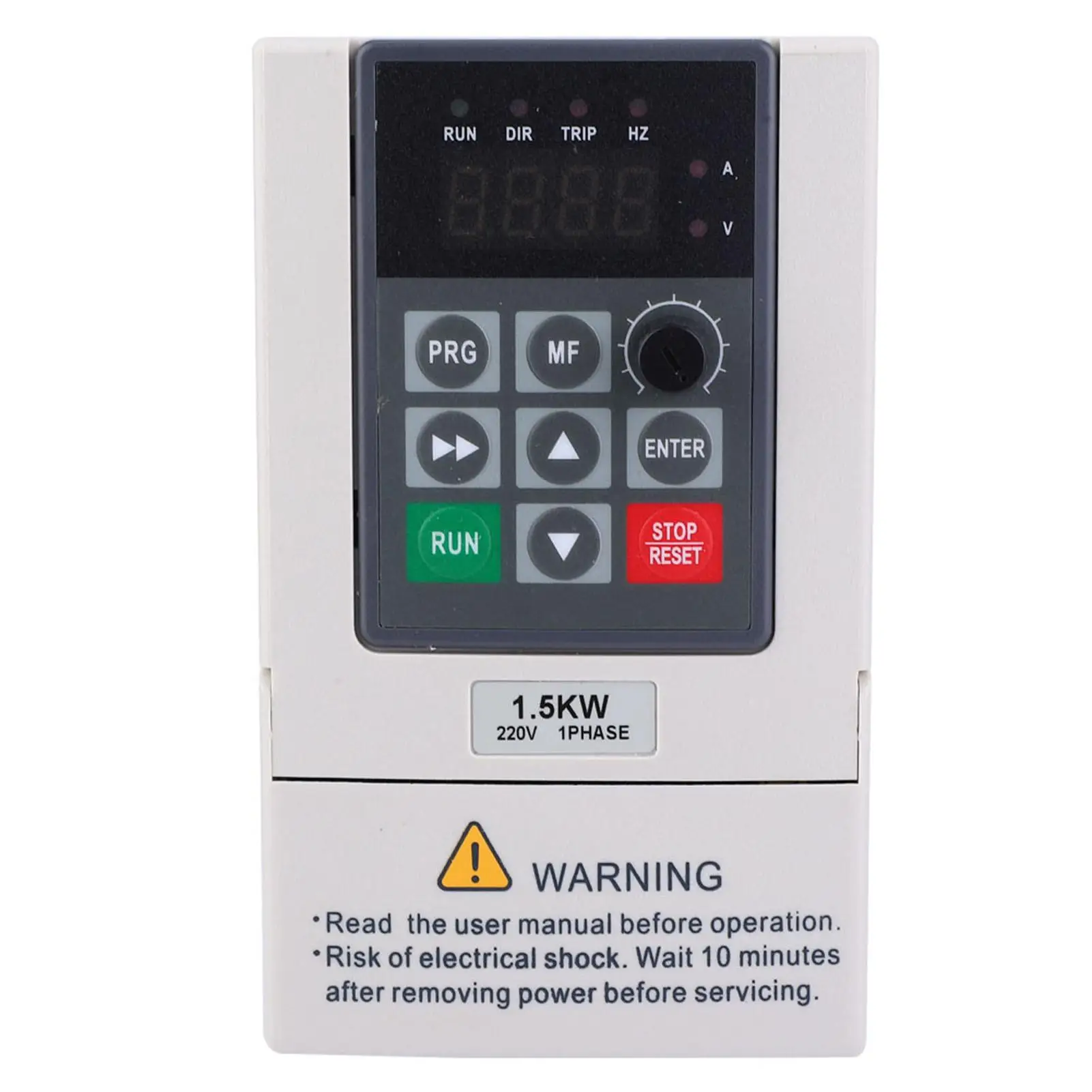 

VFD 1.5KW Inverter 10A Single Phase to 3 Phase PWM Motor Controller Adjustable Frequency Converter Stable Performance