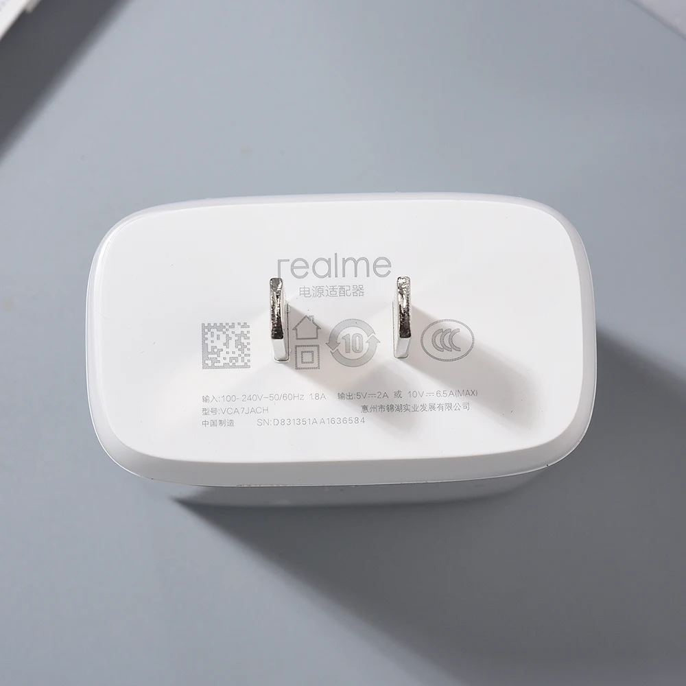 Original Realme Charger 65W USB SuperDart Charger Fast Super Dart Charger Adapter For Realme Neo7X Narzo 70 60 50 Pro 70X Q5 Q6 - náhled 5