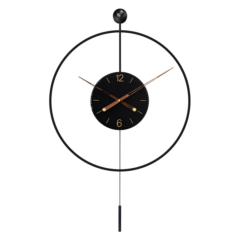 Simple Living Room Wall Clock Minimalist Decorative Creative Art Clock Fashion Clock Wall Hanging