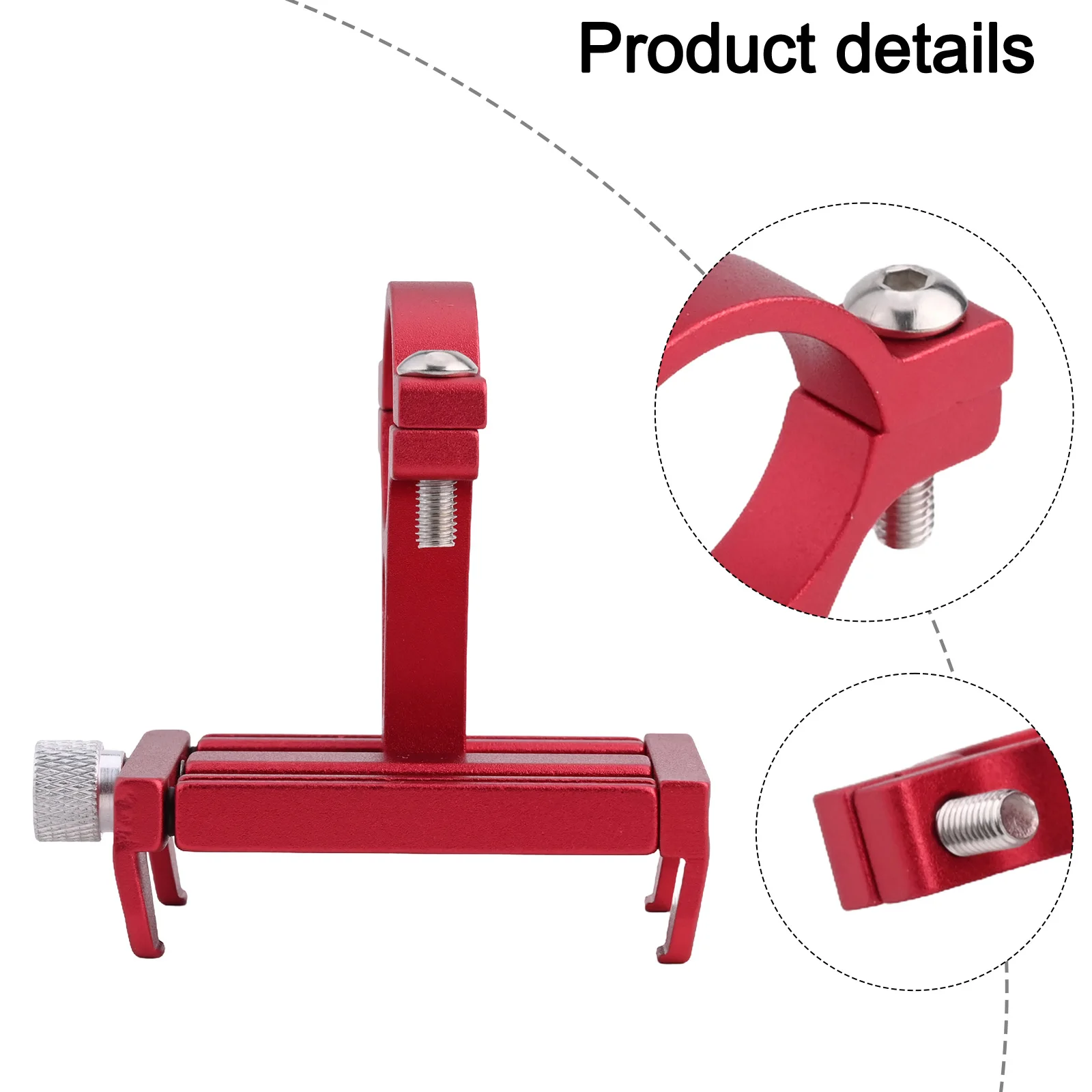 Fixed Bracket Aluminum Alloy Spring Base Black Cycling Excellent Quality Features Package Content Release Silver