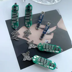 Y2K Cyberpunk Chip Electronic E-girl Harajuku Punk Hair Clip PCB Hairpin for Women Girls Creative Handwork Hair Accessories 2024