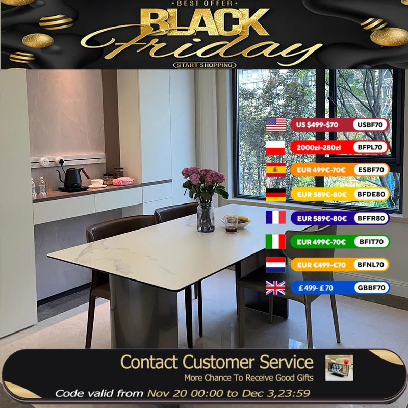 

Office Study High Dining Tables Nordic Restaurant Luxury Salon Dining Tables Modern Breakfast Tavoli Da Pranzo Furniture Home