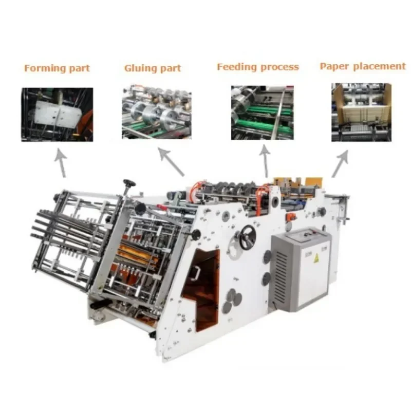 YG Disposable Paper Plate Production Line / Take Away Food Box Making Machine