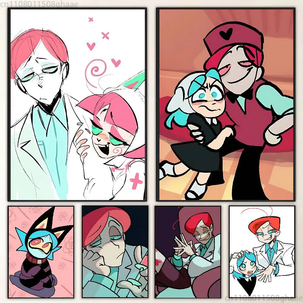 

P-PSYCHO CUTIES Classic Poster Wall art print art suitable for living room bedroom bar parlor home decoration gift