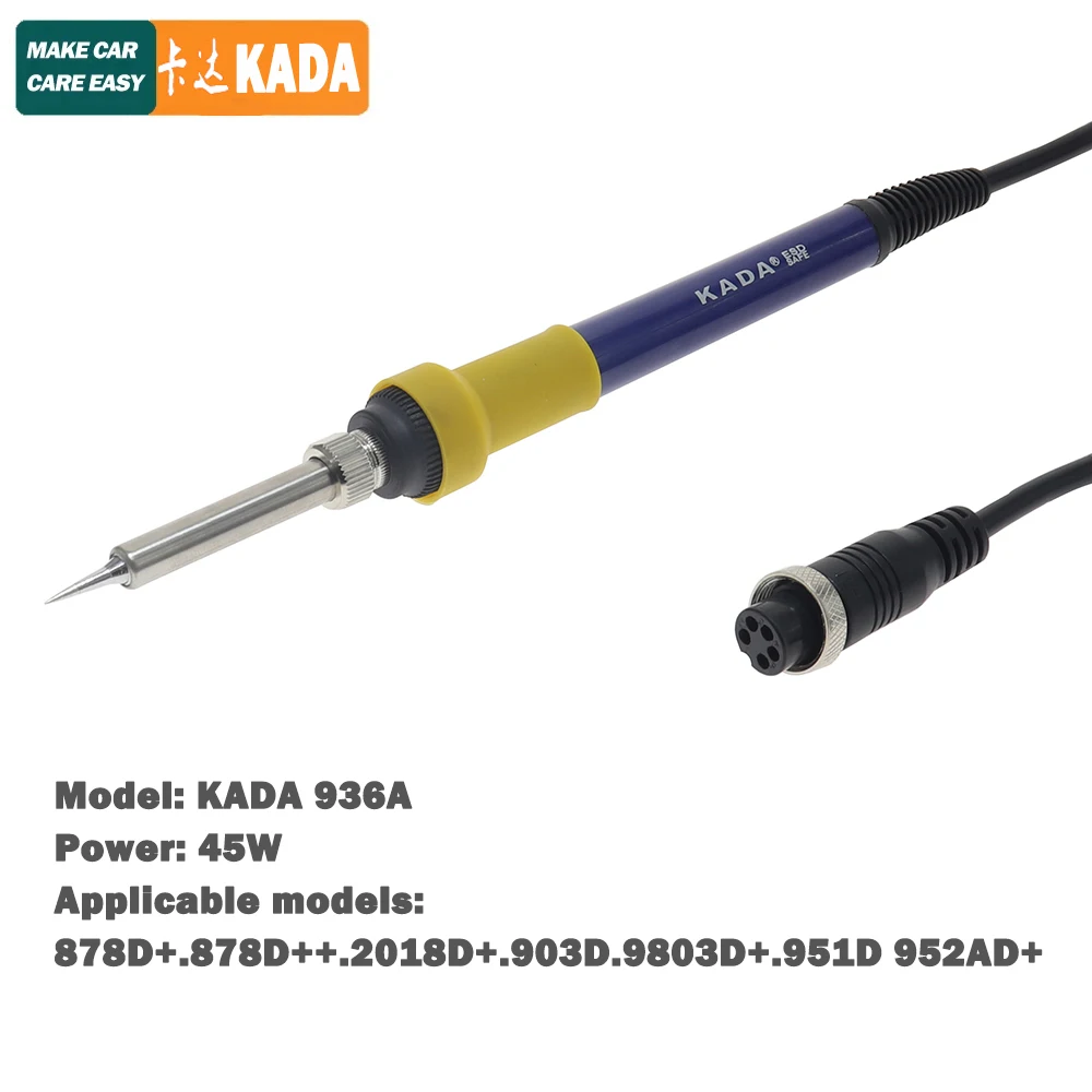 KADA 936A Soldering Iron Handle 50W Universal 936 Soldering Stations Electric Irons 5 Holes Interface Welding Tools Accessories