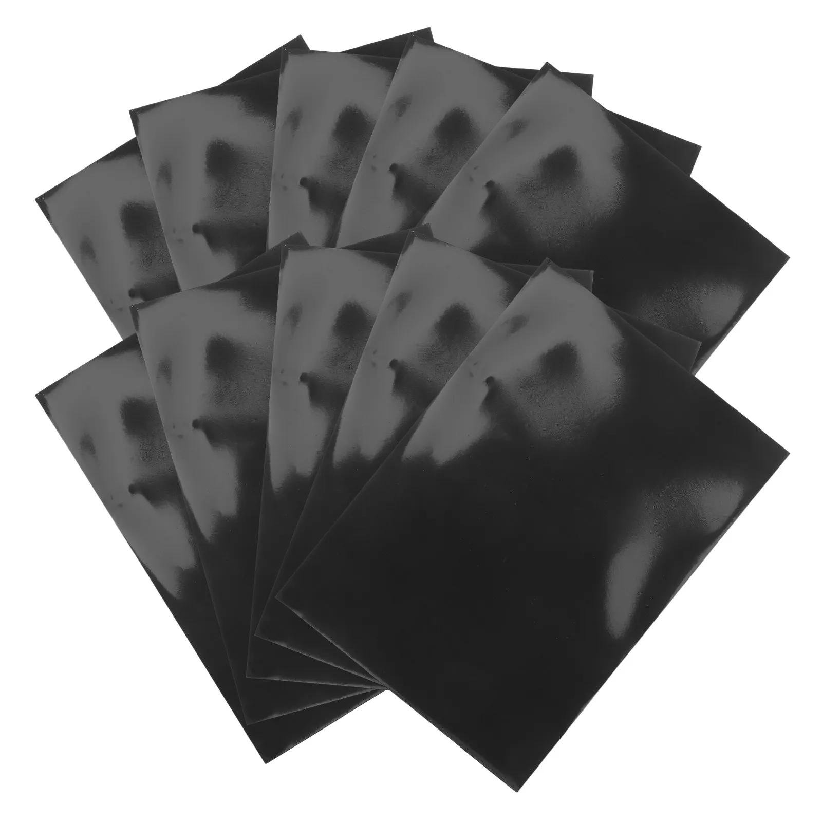 50Pcs Frosted Solid Color Card Sleeves Thick Hard Plastic Card Protectors Matte Finish for Playing Cards Sports Trading Cards