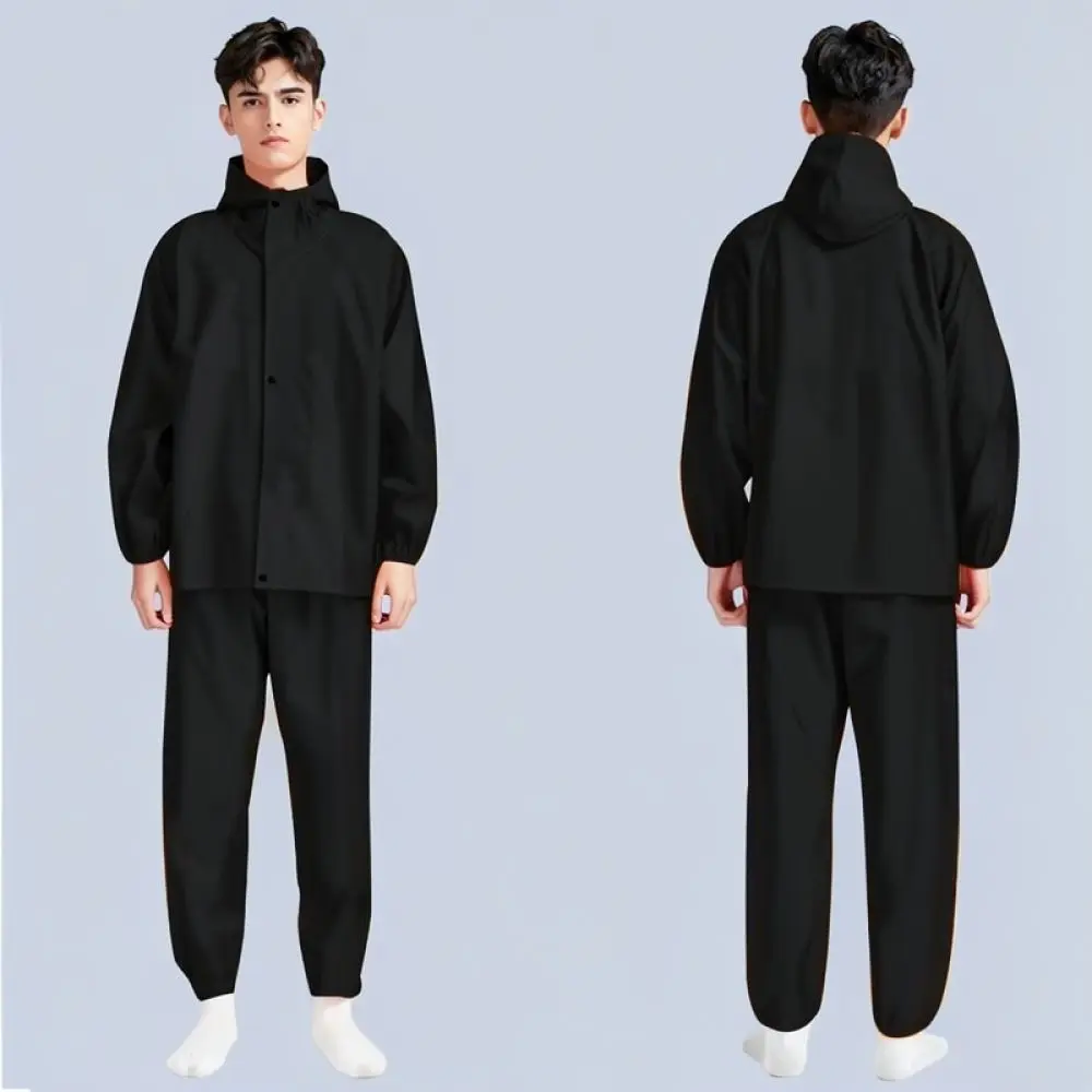 huameidun製、耐久性に優れた保護用つなぎ服。防水性、フード付き、防塵性に優れ、重作業に適した安全作業着。