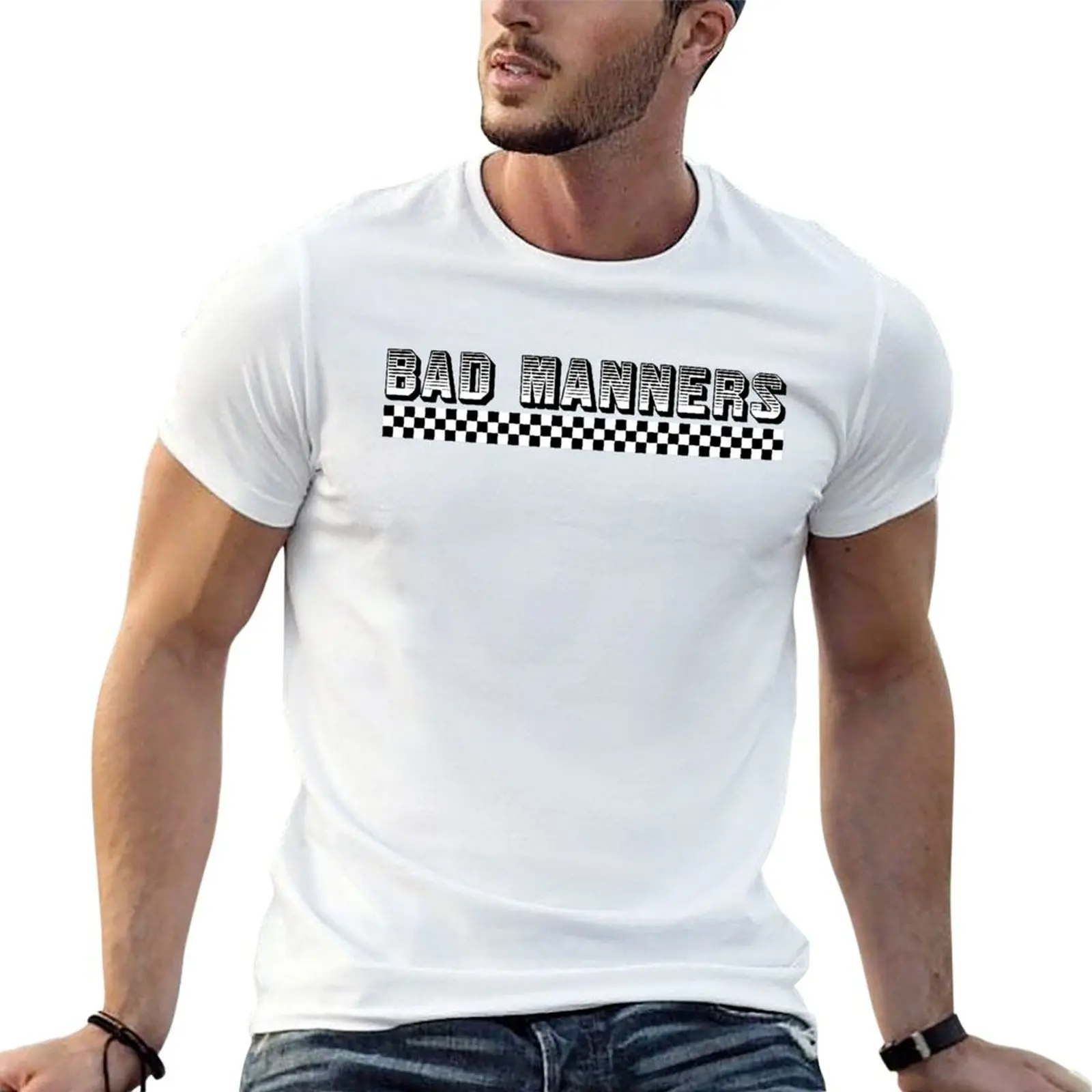 Bad Manners Design T-Shirt t shirts for man cotton soft t shirt man luxury man t shirt cotton T-shirt