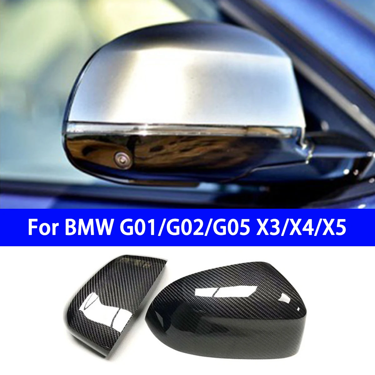 

Suitable for Replacing The Original BMW X3X4X5 G01G02G02G05 Carbon Fiber Rearview Mirror Housing