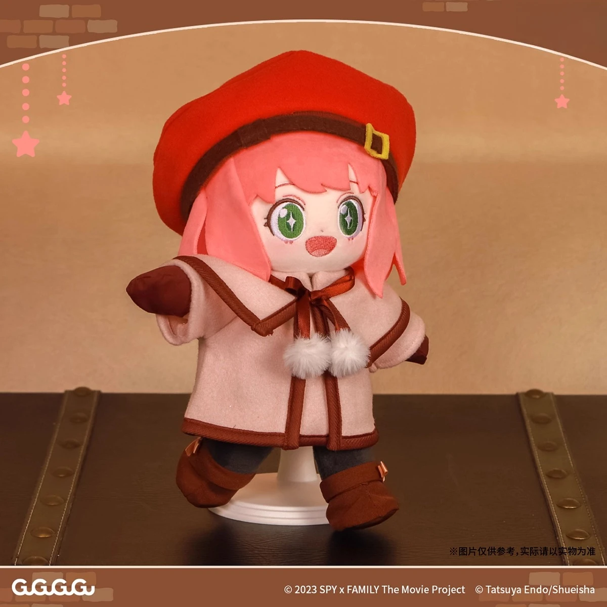 Genuine Forger Plush Toy Cute Anya Figure 25cm Plush Stuffed Doll Desktop Ornaments Children's Birthday Christmas Gifts