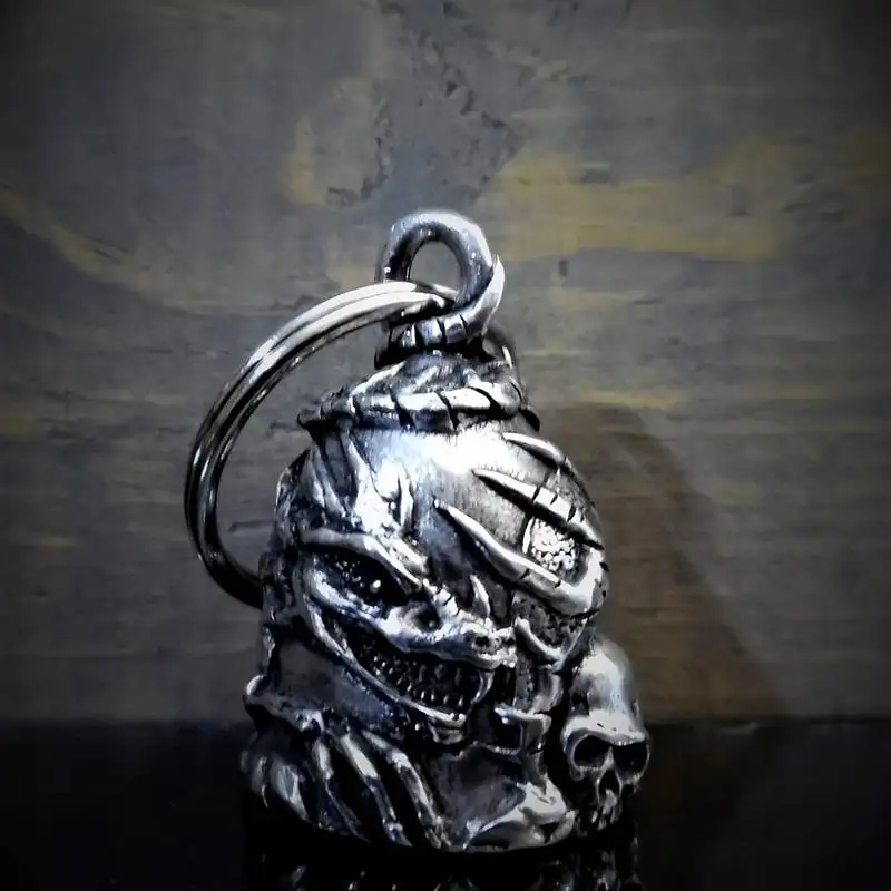Dragon Motorcycle Bell Keychain, Riding Accessory