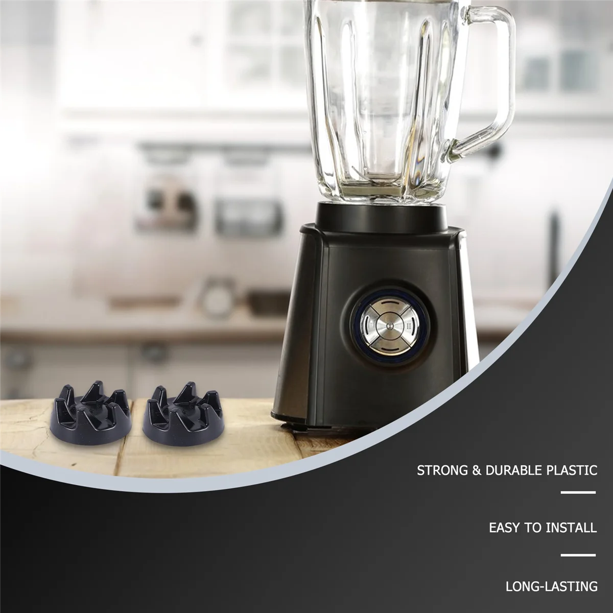 عبوات A02V-6 9704230   قطع غيار اقتران الخلاط مع مفتاح ربط واحد متوافق مع مساعد المطبخ WP 9704230 VP