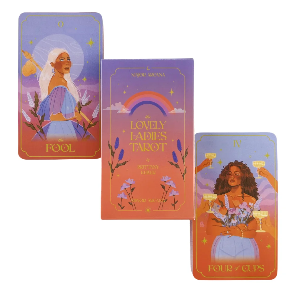 The Lovely Ladies Tarot Cards Deck Featuring Artwork Characters Oracle Board Playing Table Game For Party