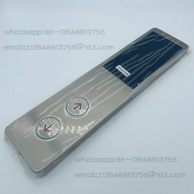 Elevator wall-mounted single ladder outbound call display panel VIB-668 with C0089952-A monochrome LCD
