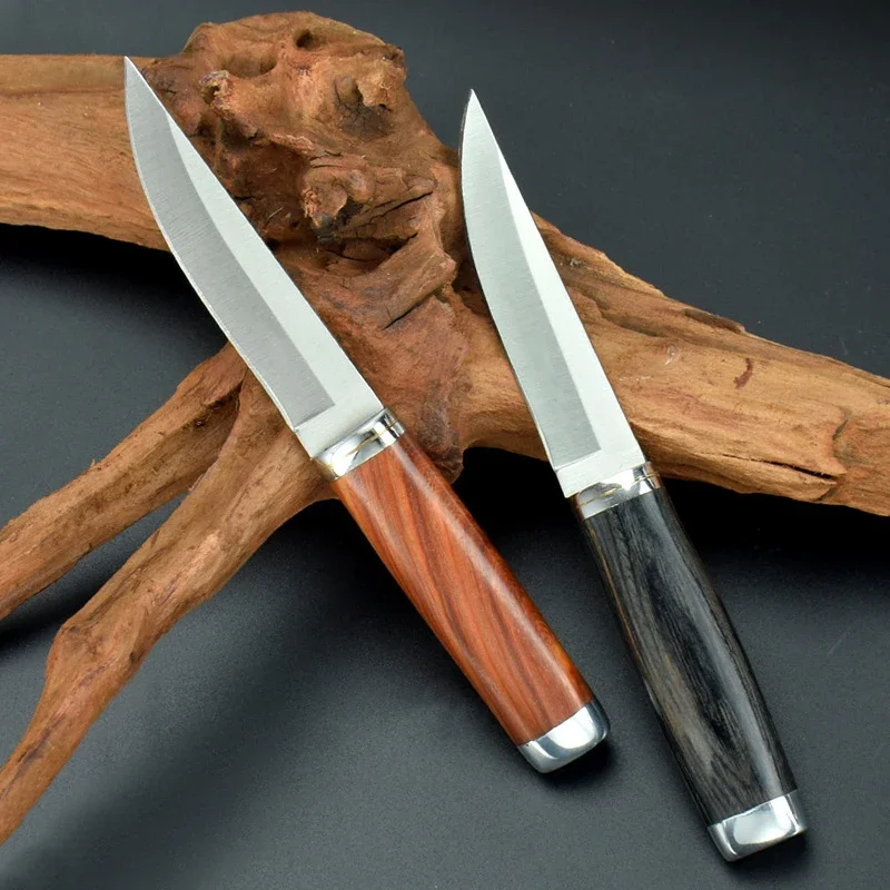 High Hardness Cutting Knife Multi-purpose Boning Knife and Survival Knife Fixed Blade with Sheath Sharp Fruit Knife Outdoor