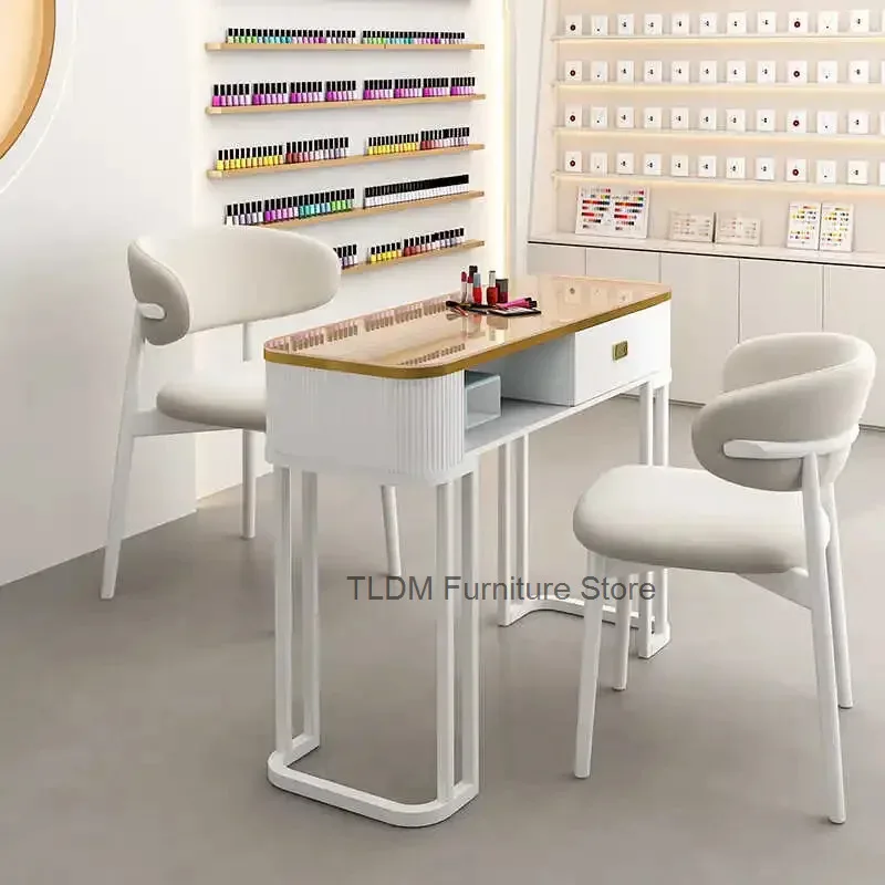Nail Nails Furniture Cream Manicure Table Japanese Chair Salon Tables Station Beauty Professional Arm Rest mesas de manicura