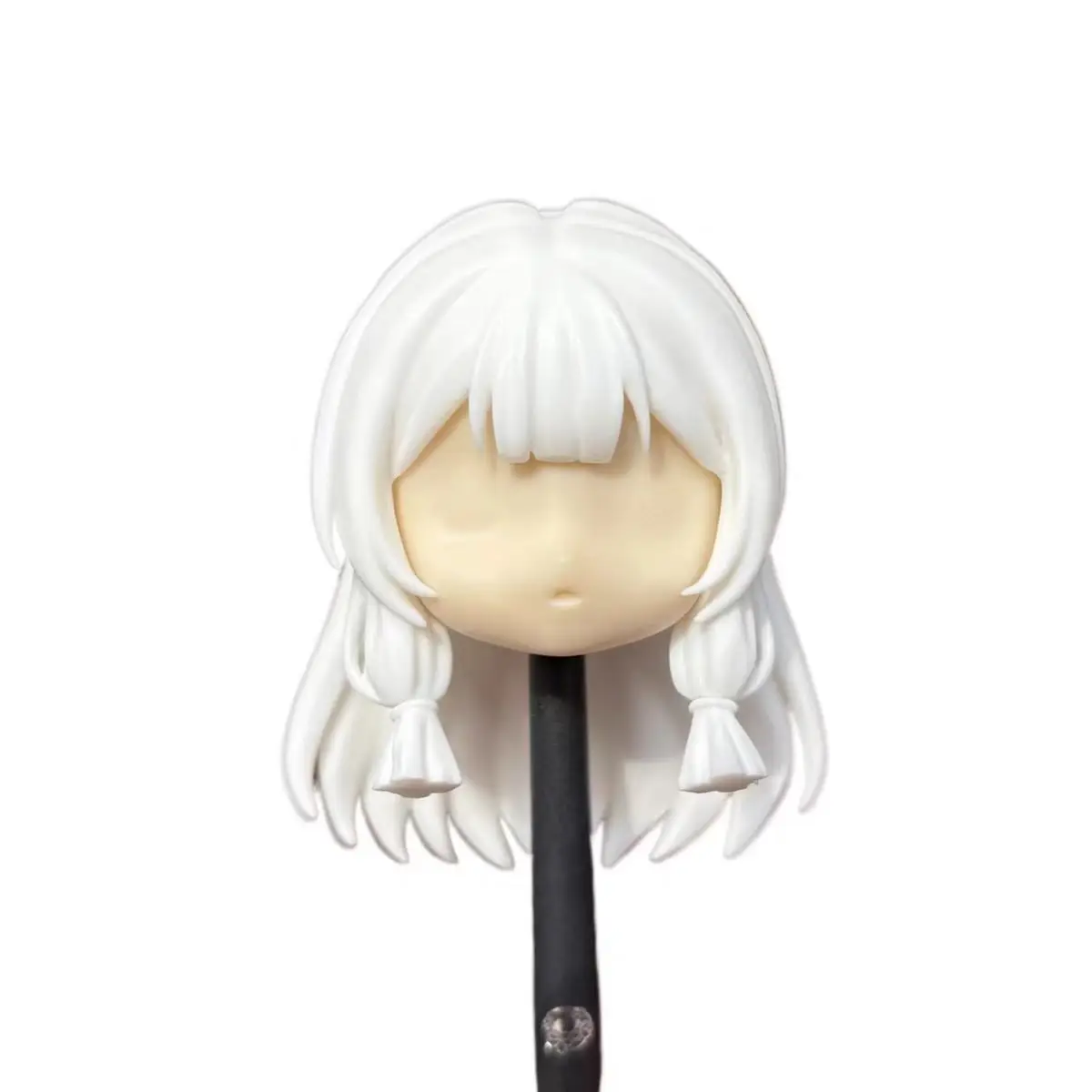 Ob11 White Hair OB22 GSC Hair Cute Handmade Customized DIY Doll Accessories 1/12  BJD Anime Replacement Wig