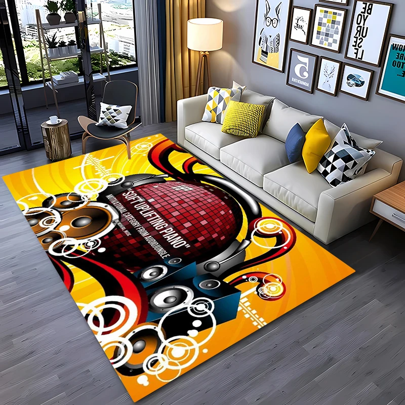 3D Headset Printed Carpet Non-slip Carpet Anime Rug Area Rug Living Room Kitchen Mats for Floor Bedroom Decor  Mat Birthday Gift