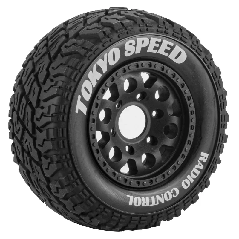 1/10 W251 RC الرعد شيطان شاحنة لمسافات قصيرة على الطرق الوعرة نموذج أجزاء إطارات السيارة