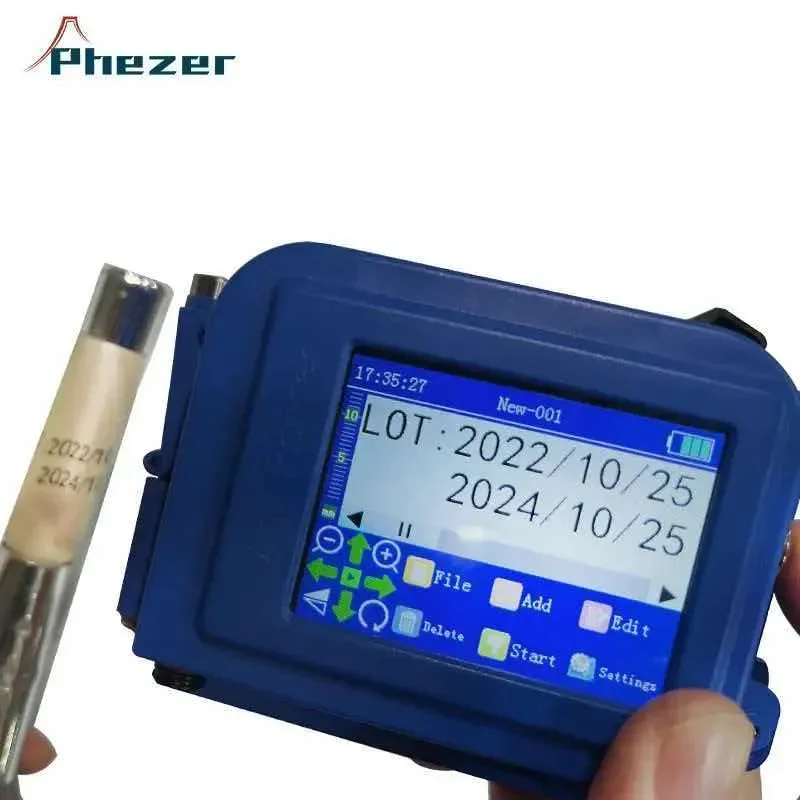 MINI Portable Handheld Automatic Date of Production Expiry Date Printer Smart Coding Machine for Small Business