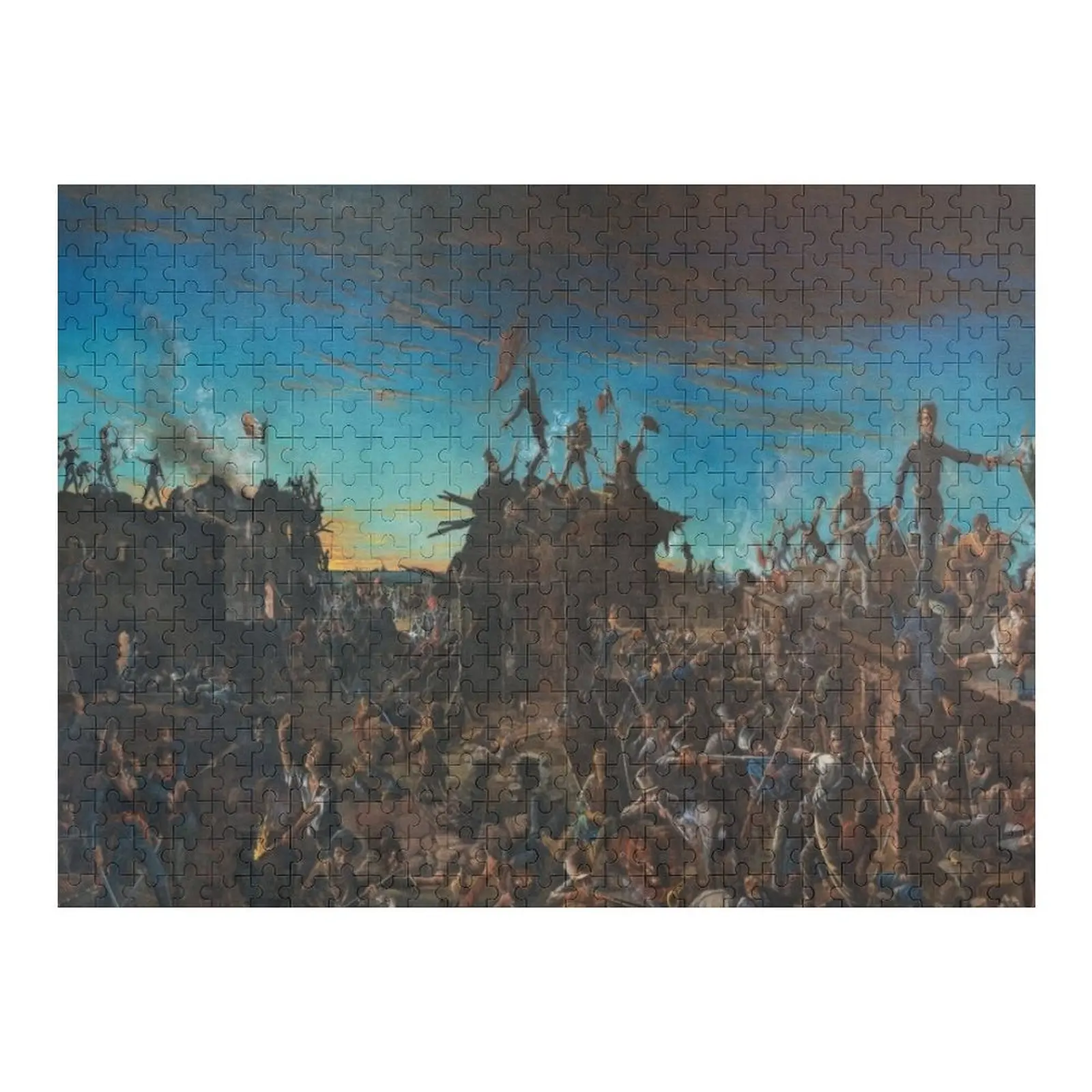 

Пазл Генри Артура McArdle's Dawn at the Alamo для детей, аниме-игрушки для детей, деревянный пазл с животными