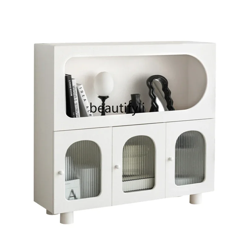 

Nordic Side Cabinet Simple Modern Storage Cabinet Household Small Apartment Storage Display Cabinet