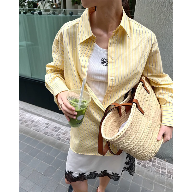 

AG-Button Down Shirts For Women Striped Printed Long Sleeve Shirt,Long Sleeve Tops