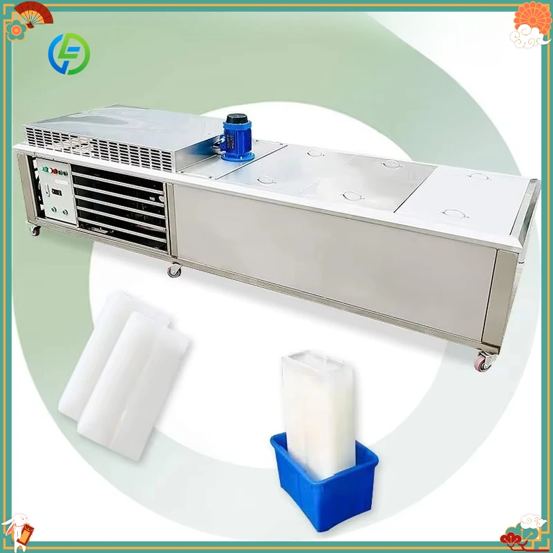 Foodline Customized 2 Ton Transparent Ice Brick Make Small Ice Block Machine Price with Solar Panel