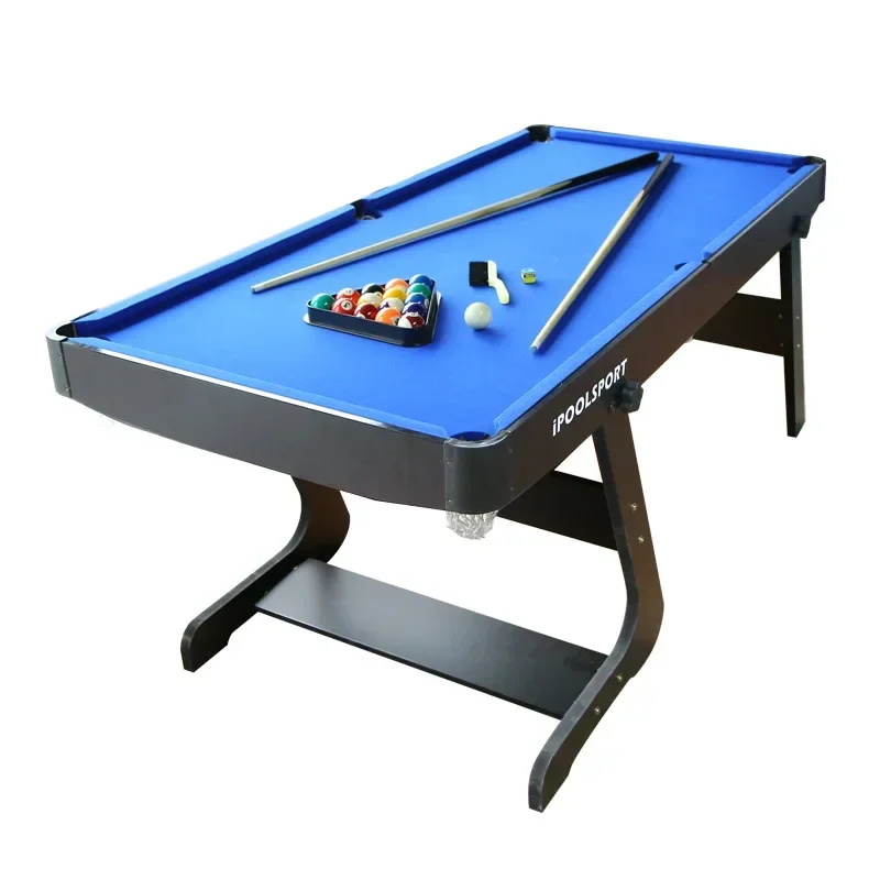 

Folding wooden billiards table, household large children's standard American adult snooker billiards table