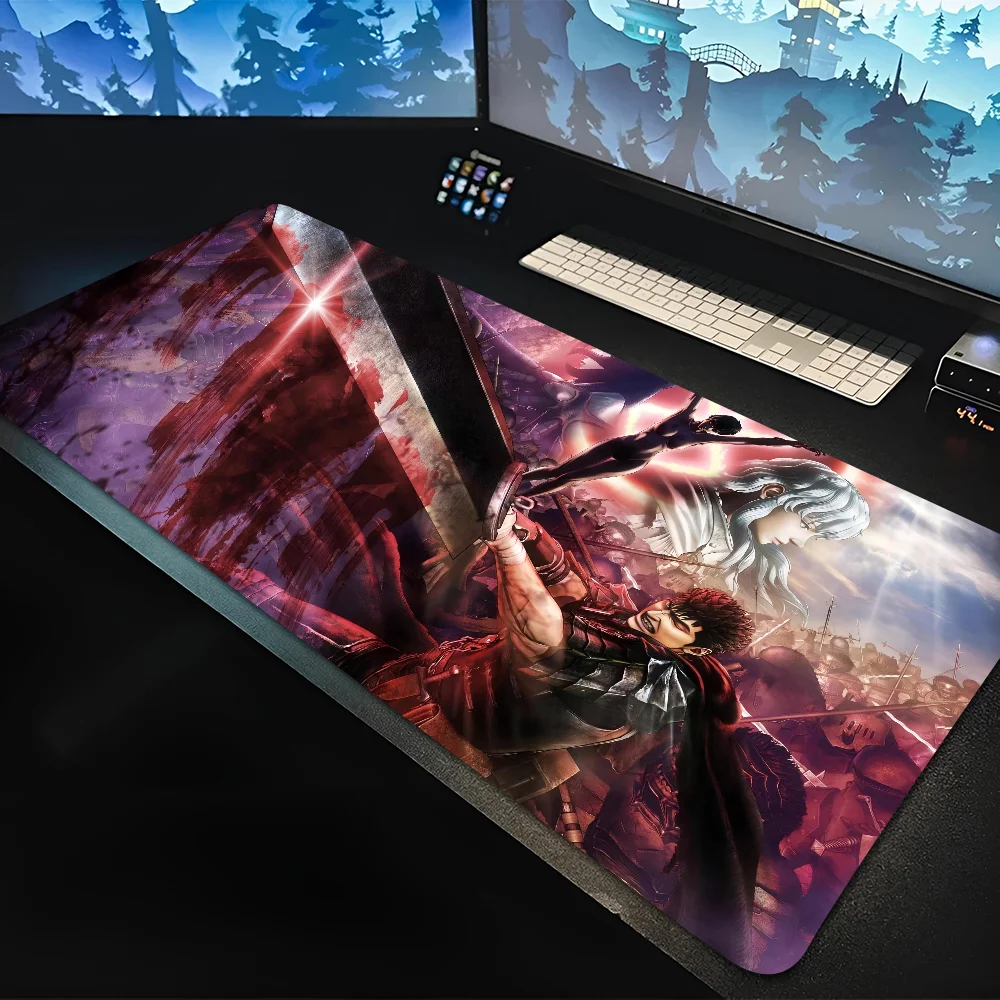 

1PC B Berserk Mousepad Mouse Mat Desk Mat With Pad Gaming Accessories Prime Gaming XXL Keyboard Pad Padding Mat