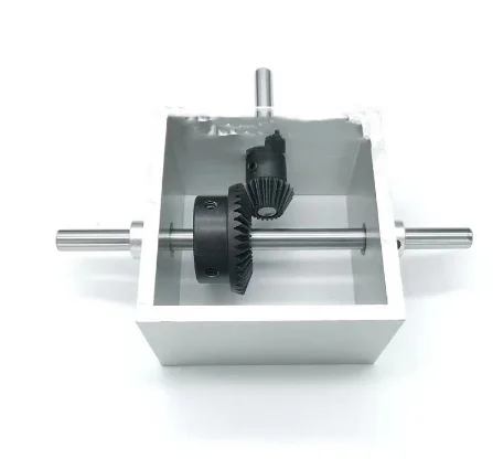 

Right Angle Drive Bevel GearBox 1:2 Micro 90° Reversing Mechanical Angle Indicator Reducer 8MM Shaft 1M 20T 40T