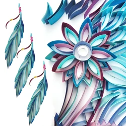 260pcs Quilling Strips Paper Mixed Color Origami Paper craft Diy Hanmade Folding Lucky Wish Star Origami Paper 3/5/7/10mm 390mm