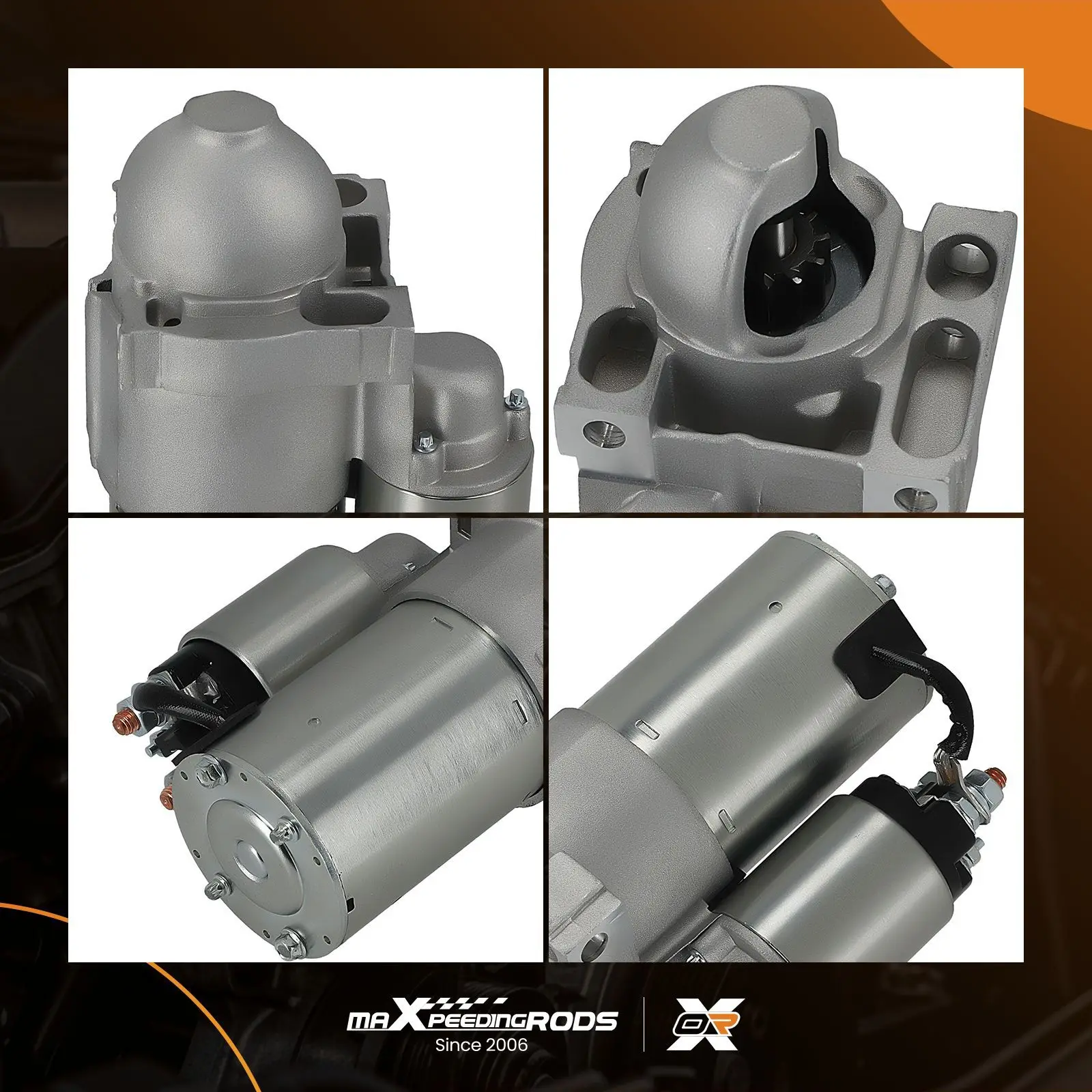 Starter Motor for Cadillac Escalade GMC Yukon XL 2006-2013 6757 1.2kW CW