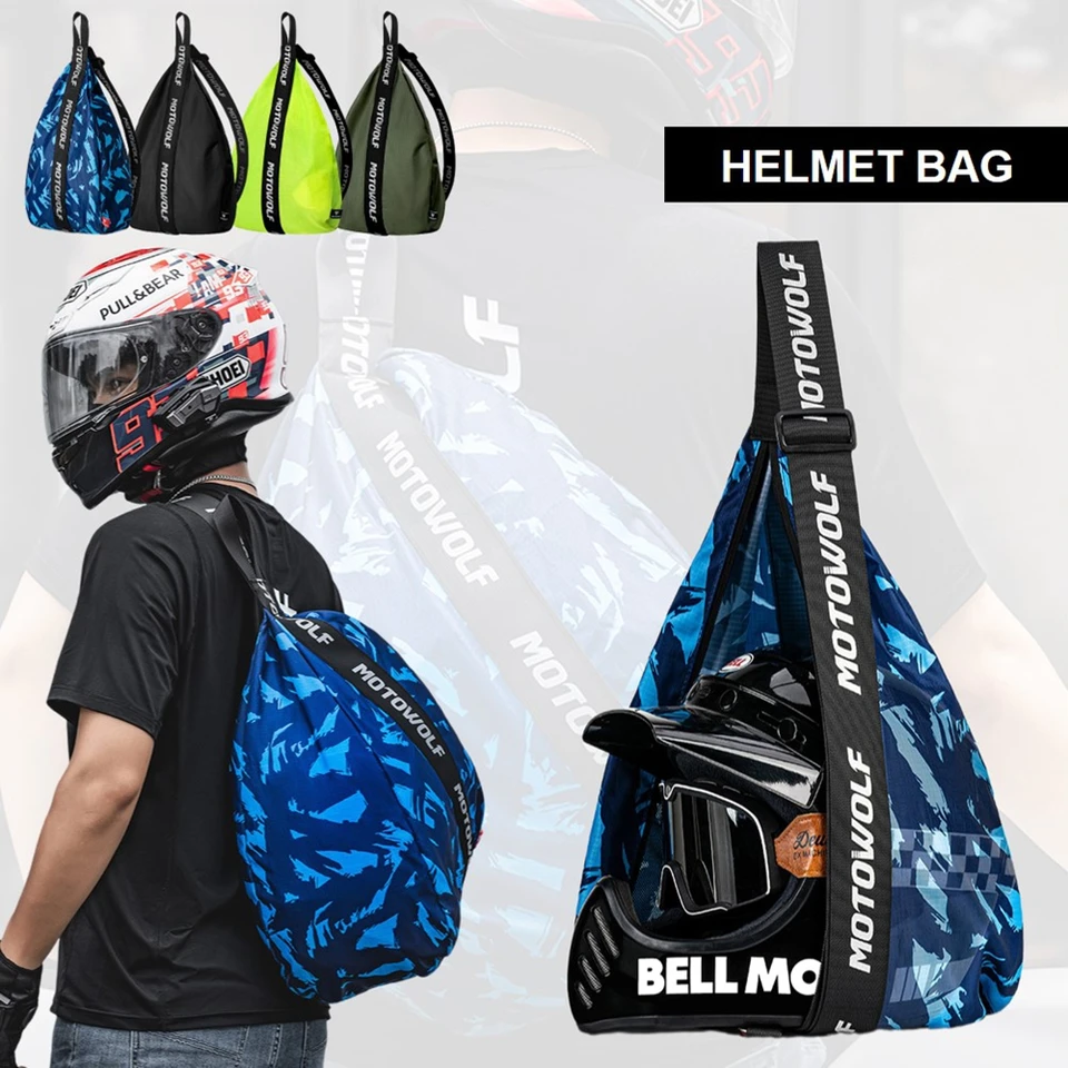 china helmet bag motorcycle factory RuiHiSong Bag,Helmet Storage Bag,Motorcycle MX Helmet With Silver Piping, Zipper, Carry Handle and Cashmere Lining : Automotive dual sport helmet LED Backpack factory got leaked!