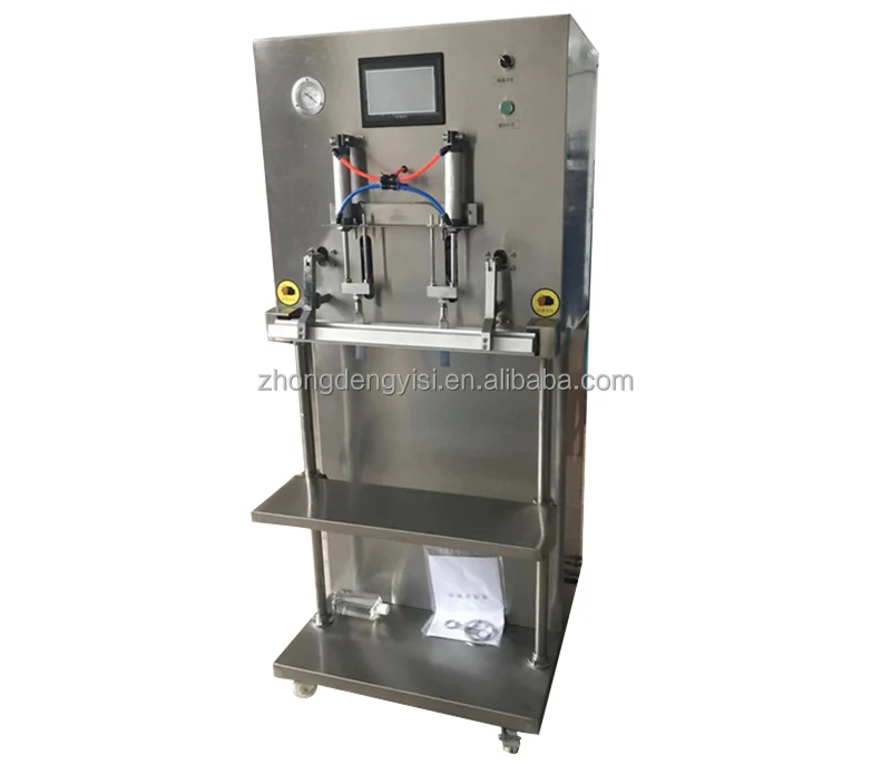 Automatic Vacuum Sealing Machine with Double Heads Vacuum Packaging Machine for Seafood Bacon Dried Fish Pork Beef Rice