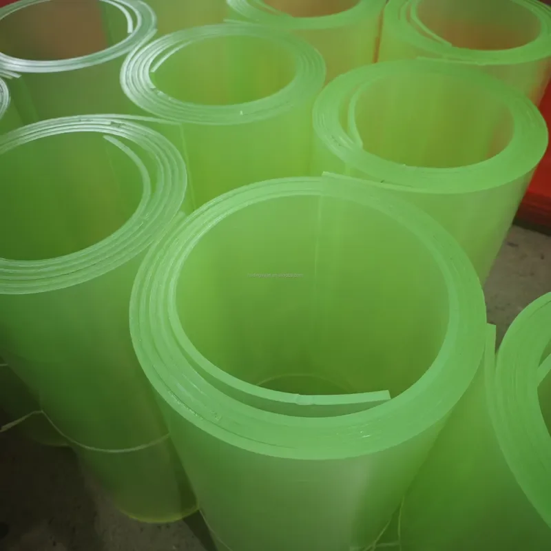 Custom Size Polyurethane Elastomer Sheet, Tough Urethane Plate for Chute Liner, Skid Plate and Material Handling Industry
