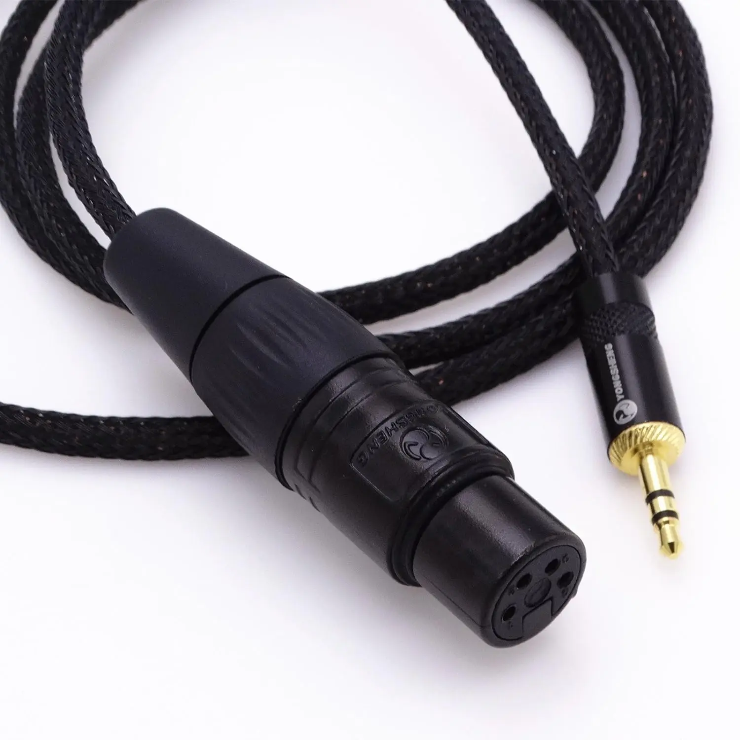 GAGACOCC 1M Black 5N OCC Cooper 1/8 3.5mm Male to 4 pin XLR Female 4 pin XLR Balanced Cable